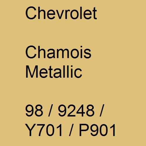 Chevrolet, Chamois Metallic, 98 / 9248 / Y701 / P901.